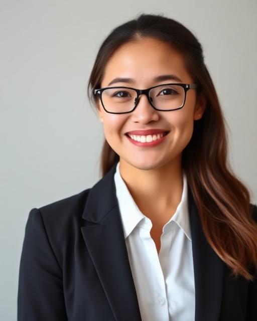 Portrait of Sarah Chen, Computer Science at Vanguard Academy