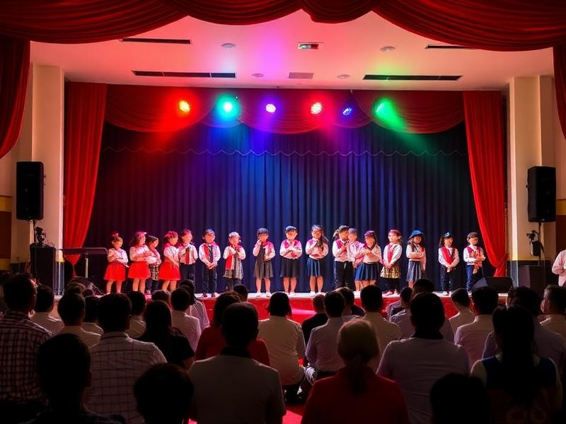 Annual function stage performance